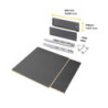 Kit di cassetti per cucina o bagno Vertex con regolazione 3D, altezza 178 mm, con pannelli inclusi, modulo 900 mm, Vernici