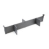 Cassetto esterno Vertex con regolazione 3D altezza 93mm, 40kg, profondità 350mm, Acciaio, Verniciato bianco