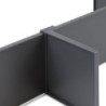Cassetto esterno Vertex con regolazione 3D altezza 93mm, 40kg, profondità 350mm, Acciaio, Verniciato bianco
