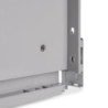 Cassetto esterno Vertex con regolazione 3D altezza 131mm, 40kg, profondità 500mm, Acciaio, Grigio antracite