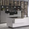 Cassetto esterno Vertex con regolazione 3D altezza 93mm, 40kg, profondità 550mm, Acciaio, Grigio antracite