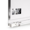 Cassetto esterno Vertex con regolazione 3D altezza 93mm, 40kg, profondità 550mm, Acciaio, Grigio antracite
