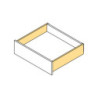 Cassetto Vertex Push Sincro con regolazione 3D, altezza 93mm , 40kg, profondità 350mm, Acciaio, Verniciato bianco