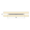 Cassetto esterno Vertex 40kg altezza 131mm, profondità 450mm, Acciaio, Grigio antracite