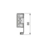 Cassetto esterno Simplex 25 kg, altezza 88 mm, profondità 490 mm, Acciaio, Grigio antracite