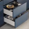 Cassetto esterno Simplex 25 kg, altezza 122 mm, profondità 440 mm, Acciaio, Grigio antracite