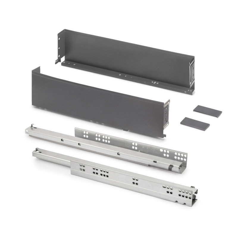 Cassetto esterno Simplex 25 kg, altezza 159 mm, profondità 440 mm, Acciaio, Verniciato bianco