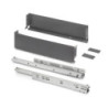 Cassetto esterno Simplex 25 kg, altezza 159 mm, profondità 440 mm, Acciaio, Verniciato bianco