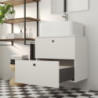 Cassetto esterno Simplex 25 kg, altezza 159 mm, profondità 440 mm, Acciaio, Verniciato bianco