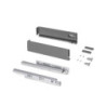 Cassetto esterno Protone 30kg, guide di estrazione totale con una chiusura soft, altezza 93mm, profondità 450mm, Acciaio