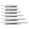Cassetto esterno Protone 30kg, guide di estrazione totale con una chiusura soft, altezza 93mm, profondità 450mm, Acciaio