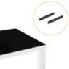 Set di meccanismi di sollevamento per tavolini, permette di alzare il tavolo di 192mm, Acciaio, Verniciato nero