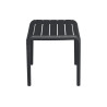 Tavolino 45x45 Polipropilene Antracite Moia