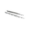 Set di guide a sfere per cassetti con estrazione totale, altezza 45 mm, lunghezza 450 mm, Acciaio, Zincato bianco