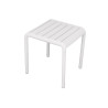 Tavolino 45x45 Polipropilene Bianco Moia