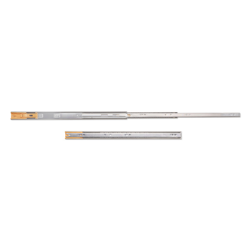 Lotto di 5 set di guide per cassetti, a sfera, altezza 45 mm, profondità 300 mm, estrazione totale, push, chiusura soft