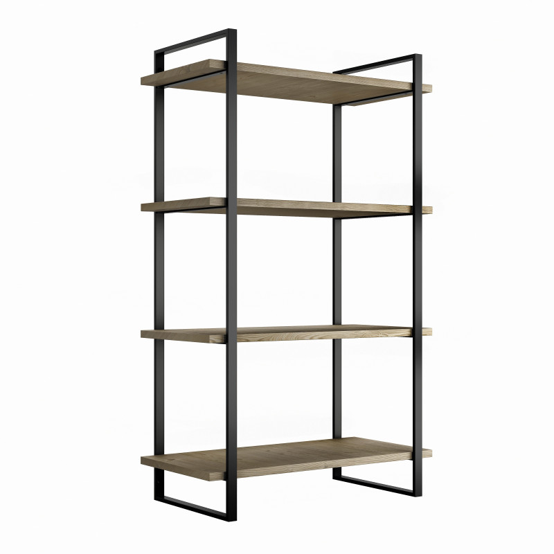 Set di telai per scaffali Lader, altezza 1790 mm, Acciaio, Verniciato nero