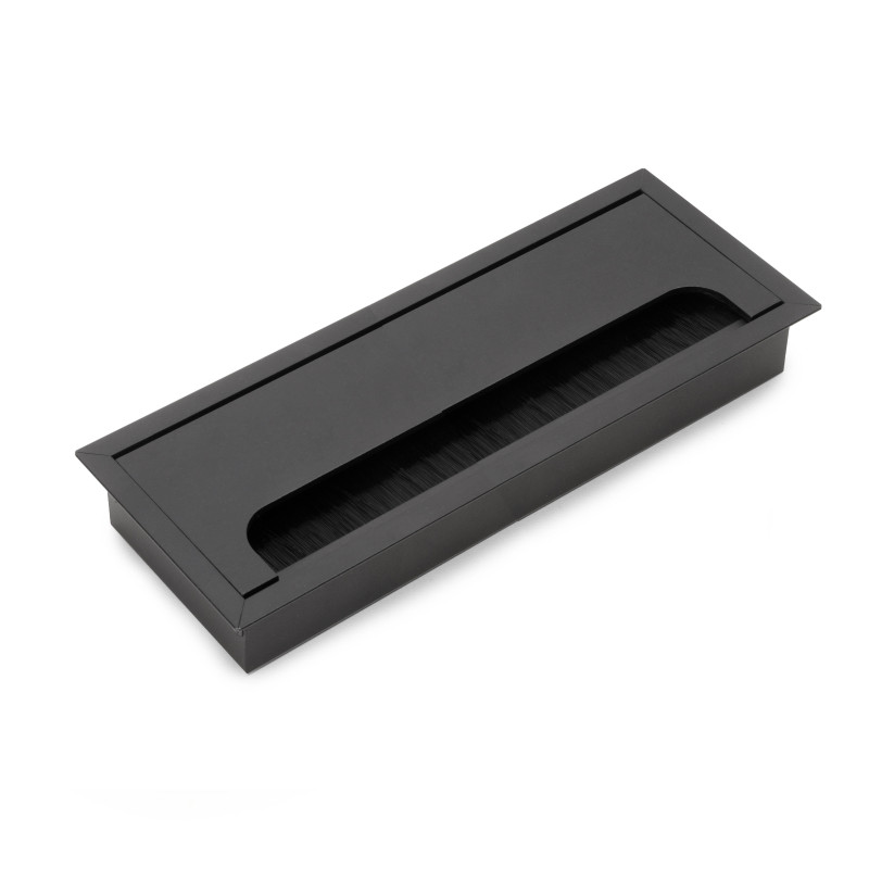 Multipresa estraibile Vertikal, 3 prese Schuko, 1 USB Tipo A, 1 USB Tipo C, Tecnoplastica e Alluminio, Grigio metallizzata