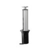 Luce LED Kraz ricaricabile via USB con sensore di movimento, Luce Bianco naturale 4.000K, Tecnoplastica, Grigio metallizza