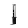 Luce LED Kraz ricaricabile via USB con sensore di movimento, Luce Bianco naturale 4.000K, Tecnoplastica, Grigio metallizza