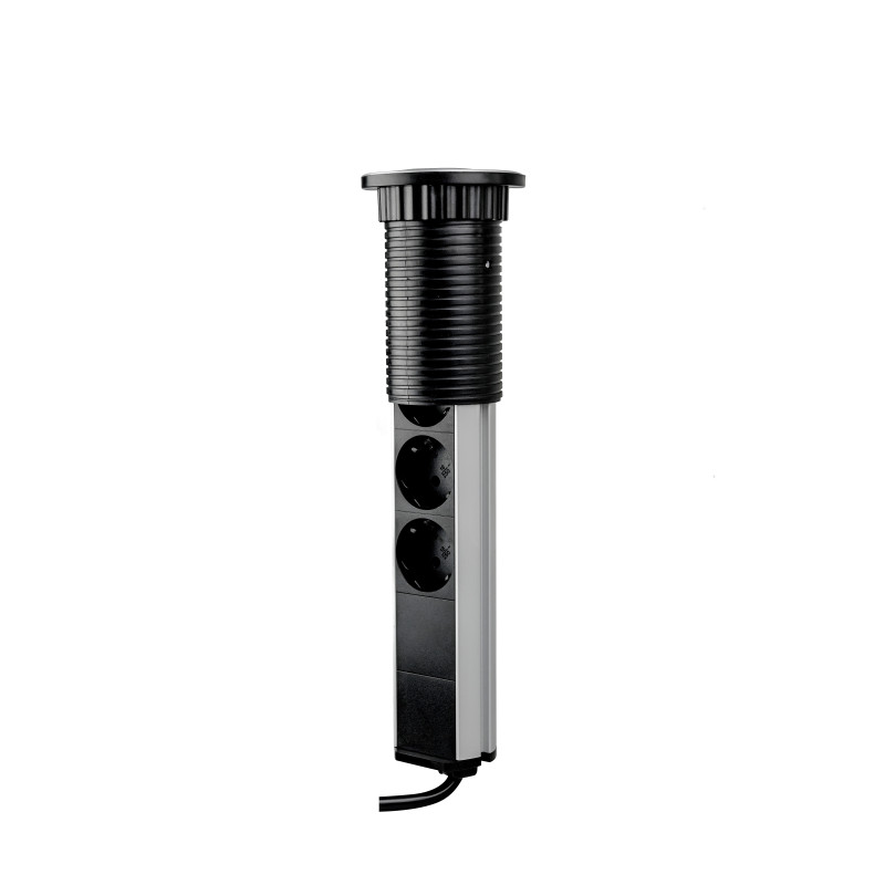 Luce LED Kraz ricaricabile via USB con sensore di movimento, Luce Bianco naturale 4.000K, Tecnoplastica, Grigio metallizza