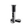Luce LED Kraz ricaricabile via USB con sensore di movimento, Luce Bianco naturale 4.000K, Tecnoplastica, Grigio metallizza