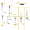 Luce LED Kraz ricaricabile via USB con sensore di movimento, Luce Bianco naturale 4.000K, Tecnoplastica, Grigio metallizza