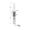Luce LED Kraz ricaricabile via USB con sensore di movimento, Luce Bianco naturale 4.000K, Tecnoplastica, Grigio metallizza