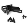 Multiconnettore con coperchio scorrevole Vertikal Flat 60, diametro 60 mm, 1 presa Schuko, 1 USB Tipo A, 1 USB Tipo C, Acc