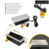 Multiconnettore con coperchio scorrevole Vertikal Flat 60, diametro 60 mm, 1 presa Schuko, 1 USB Tipo A, 1 USB Tipo C, Acc