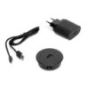 Caricabatterie wireless nascosto Airtop 2, D.60mm, 5V DC 2A (Qi-10W), Tecnoplastica, Nero