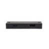 Multiconnettore estraibile Vertikal Push 60, diametro 60 mm, 3 prese Schuko, 1 USB tipo A, 1 USB tipo C, Acciaio e Tecnopl