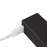 Barra Appendiabiti per armadi con luce LED Castor, batteria estraibile e sensore di movimento, L558 mm, Tecnoplastica e Al