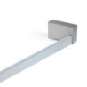 Barra Appendiabiti per armadi con luce LED Castor, batteria estraibile e sensore di movimento, L708 mm, Tecnoplastica e al
