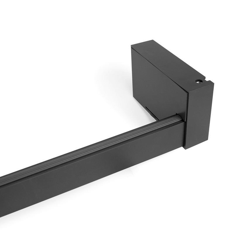 Barra Appendiabiti per armadi con luce LED Castor, batteria estraibile e sensore di movimento, L708 mm, Tecnoplastica e Al