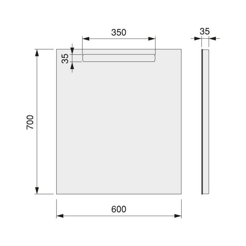 Specchio da bagno Cassiopeia con Illuminazione LED decorativa, diametro 60 cm, AC 230V 50Hz, 20W e 12W, Alluminio e Vetro