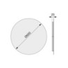 Faretto LED per specchio da bagno Virgo (AC 230V 50Hz), non necessita di convertitore, L300mm, Luce Bianco Freddo 6.000K