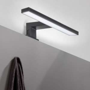 Zoom Faretto LED per specchio da bagno Gemini (AC 230V 50Hz), non necessita di convertitore, L233mm, Luce Bianco naturale 4.000