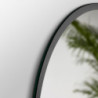 Heracles Specchio da bagno con illuminazione LED frontale e decorativa, AC 230V 50Hz, 34W, Tecnoplastica e Vetro