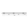 Lampada LED ricaricabile USBKaus con sensore di prossimità, L240mm, Tecnoplastica e Alluminio, Anodizzato opaco