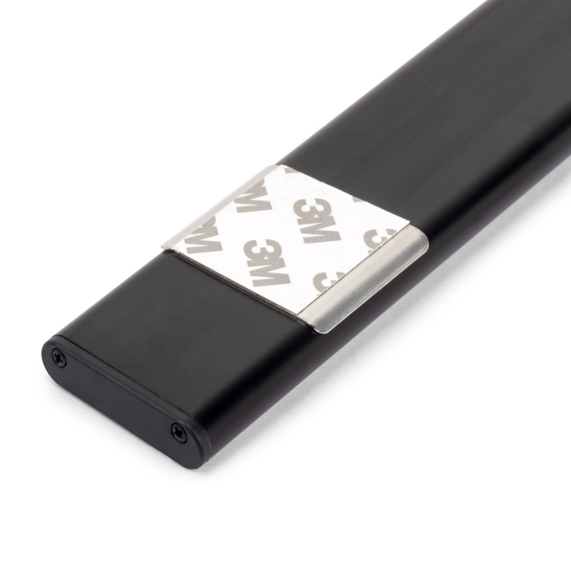 Lampada LED ricaricabile con USB Kaus Black con sensore di prossimità, L240mmPlastica e Alluminio, Verniciato nero