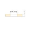 Multiconnettore Vertikal Push diametro 100mm, 3 spine di tipo Schuko, 1 USB tipo A, 1 USB tipo C, Acciaio e Tecnoplastica