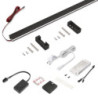 Kit barra per armadio Luxe, striscia LED 4,5x8 Neonlynx V, sensore di movimento RF Smart e convertitore Smart (24V DC), lu