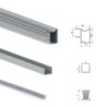 Kit di ferramenta per armadio a 2 porte scorrevoli e chiusura ammortizzata Placard 81, profilo Wave, spessore 18 mm, panne