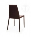 Sedia Lion in pelle ecologica - set da 4 marrone