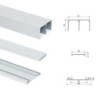Kit di ferramenta per armadio a 2 ante e chiusura ammortizzata Placard 81, Profilo Deep, spessore 18 mm, pannelli non incl