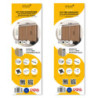 Kit di ferramenta per armadio a 2 ante e chiusura ammortizzata Placard 90, profilo Vall, spessore 19 mm, pannelli non incl