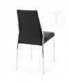 Sedia in pelle ecologica Margo - set da 4 nera