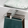 Portapantaloni estraibili, 11 aste, guide di estrazione totale, Acciaio, Titanio