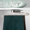 Portapantaloni estraibili, 11 aste, guide di estrazione totale, Acciaio, Titanio